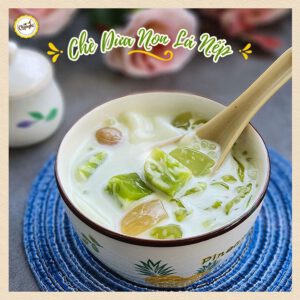 Chè dừa non lá nếp