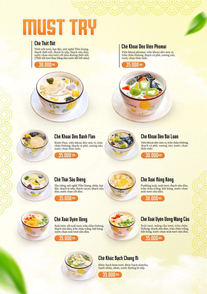 Chè Ngon Sáng Tạo – Chang Hi Quận 7