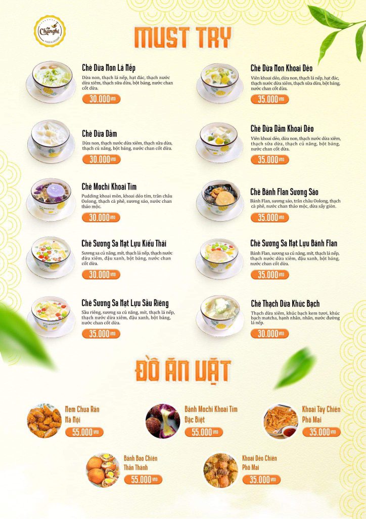 Chè Ngon Sáng Tạo – Chang Hi Quận 7